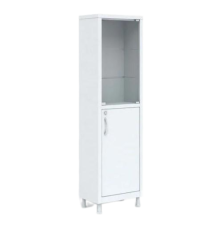 Шкаф медицинский ТОО "Альфа Плюс" ШМ-1101, 40х40х170 см, белый